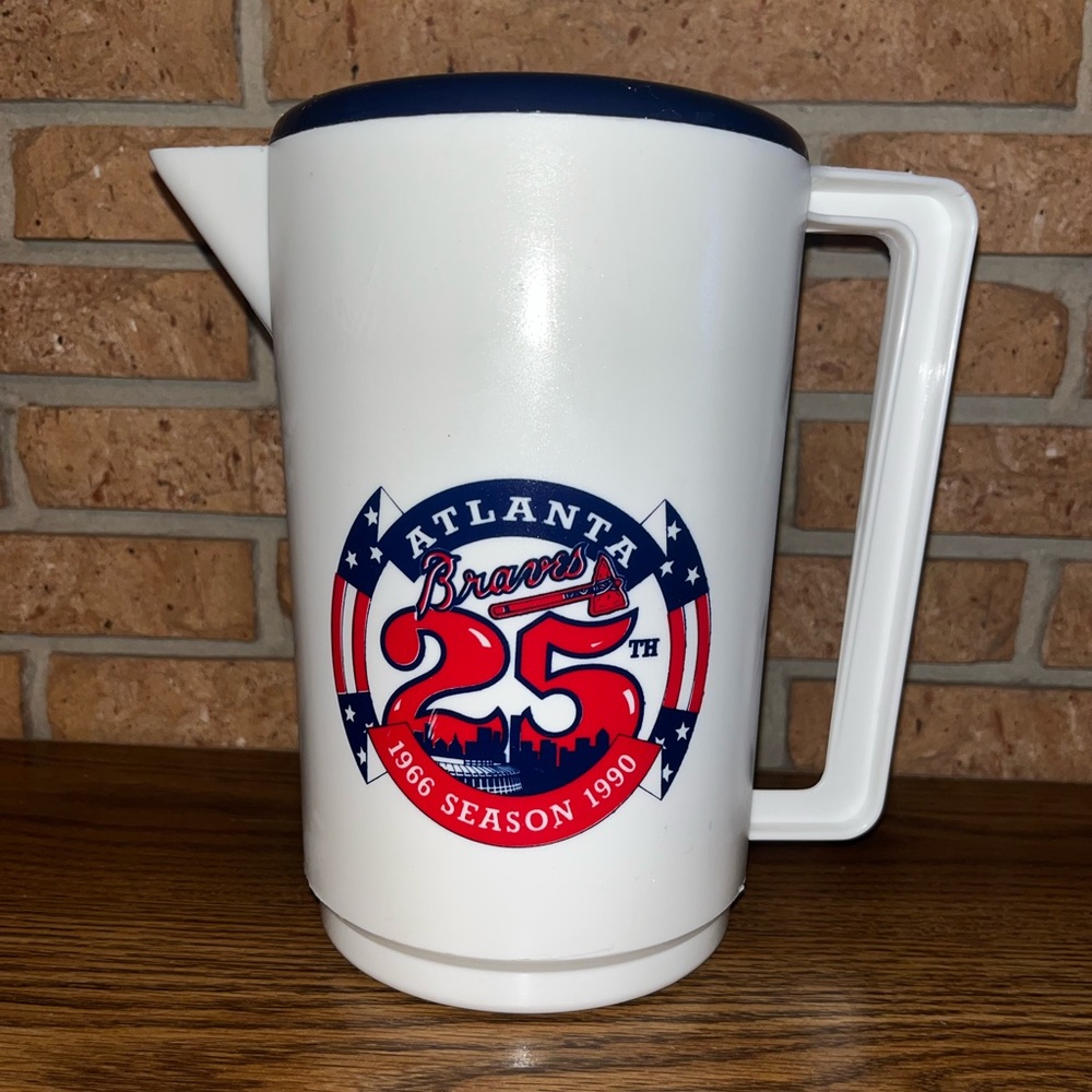 Vintage 25th Anniversary Braves Pitcher